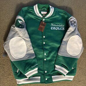 Mitchell & Ness Philadelphia Eagles “Kelly Green” Jacket Size XS, S, M, L & XL